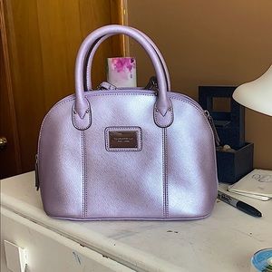 Tignanello shimmery purple Han bag
